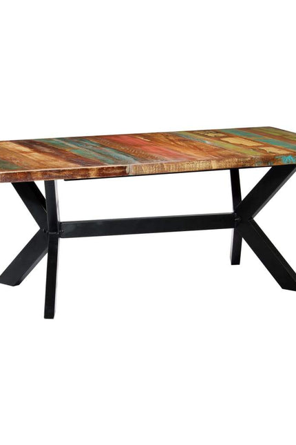 Dining Table Living Room Dinner Kitchen Table Multi Materials/Sizes-vidaXL-Multicolor-78.7"-Urbanheer
