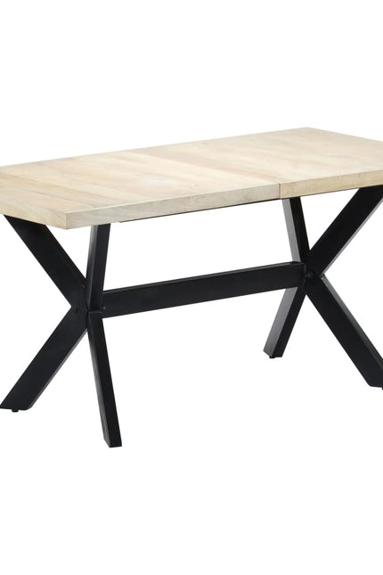 Dining Table Living Room Dinner Kitchen Table Multi Materials/Sizes-vidaXL-White-63"-Urbanheer