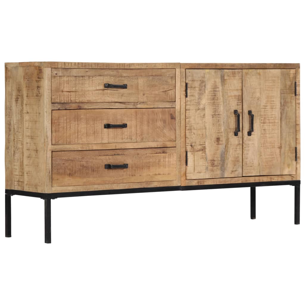 Vidaxl Sideboard 55.1"X13.8"X29.5" Solid Mango Wood-Furniture > Cabinets & Storage > Buffets & Sideboards-vidaXL-Urbanheer