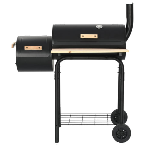 Classic Charcoal Bbq Offset Smoker-vidaXL-Urbanheer
