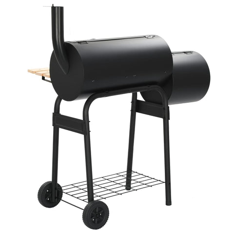 Classic Charcoal Bbq Offset Smoker-vidaXL-Urbanheer
