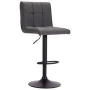 Vidaxl 1/2X Bar Stool Fabric Pub Counter Swivel Office Bar Chair Multi Colors-vidaXL-Dark gray-1 pcs-Urbanheer