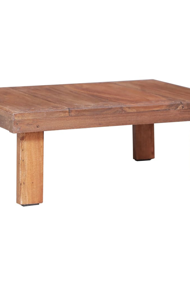 Vidaxl Coffee Table 20.9"X19.7"X19.7" Solid Reclaimed Wood-Furniture > Tables > Accent Tables > Coffee Tables-vidaXL-60 x 45 x 23 cm-Urbanheer