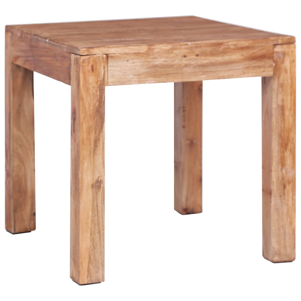 Vidaxl Coffee Table 20.9"X19.7"X19.7" Solid Reclaimed Wood-Furniture > Tables > Accent Tables > Coffee Tables-vidaXL-53 x 50 x 50 cm-Urbanheer