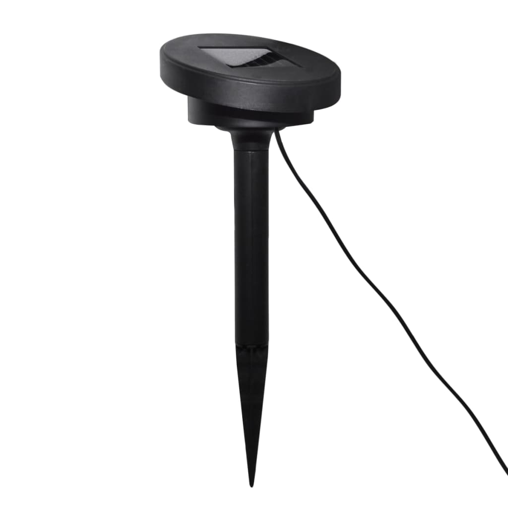 3/6X Solar Bowl Led Garden Lights With Spike Anchors & Solar Panel-vidaXL-6-Urbanheer