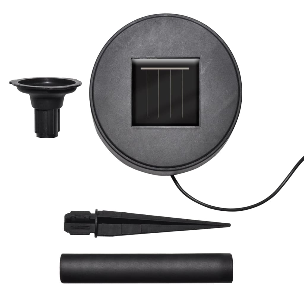 3/6X Solar Bowl Led Garden Lights With Spike Anchors & Solar Panel-vidaXL-6-Urbanheer