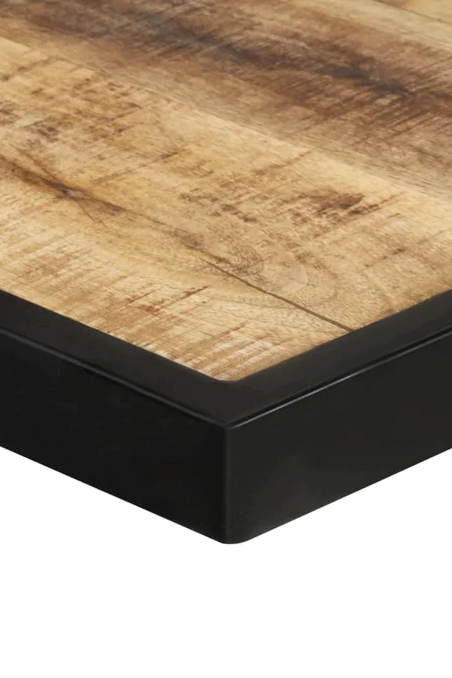 Vidaxl Dining Table 70.9" Rough Mango Wood-Furniture > Tables > Kitchen & Dining Room Tables-vidaXL-Urbanheer