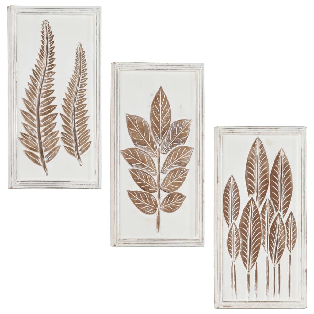 Hand-Carved Wall Panels 3 Pcs Mdf 15.7"X23.6"X0.6"-vidaXL-Urbanheer