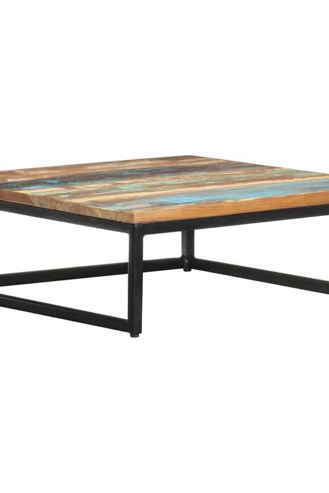 Vidaxl Nesting Coffee Tables 2 Pcs Solid Reclaimed Wood-Furniture > Tables > Accent Tables > Coffee Tables-vidaXL-Urbanheer