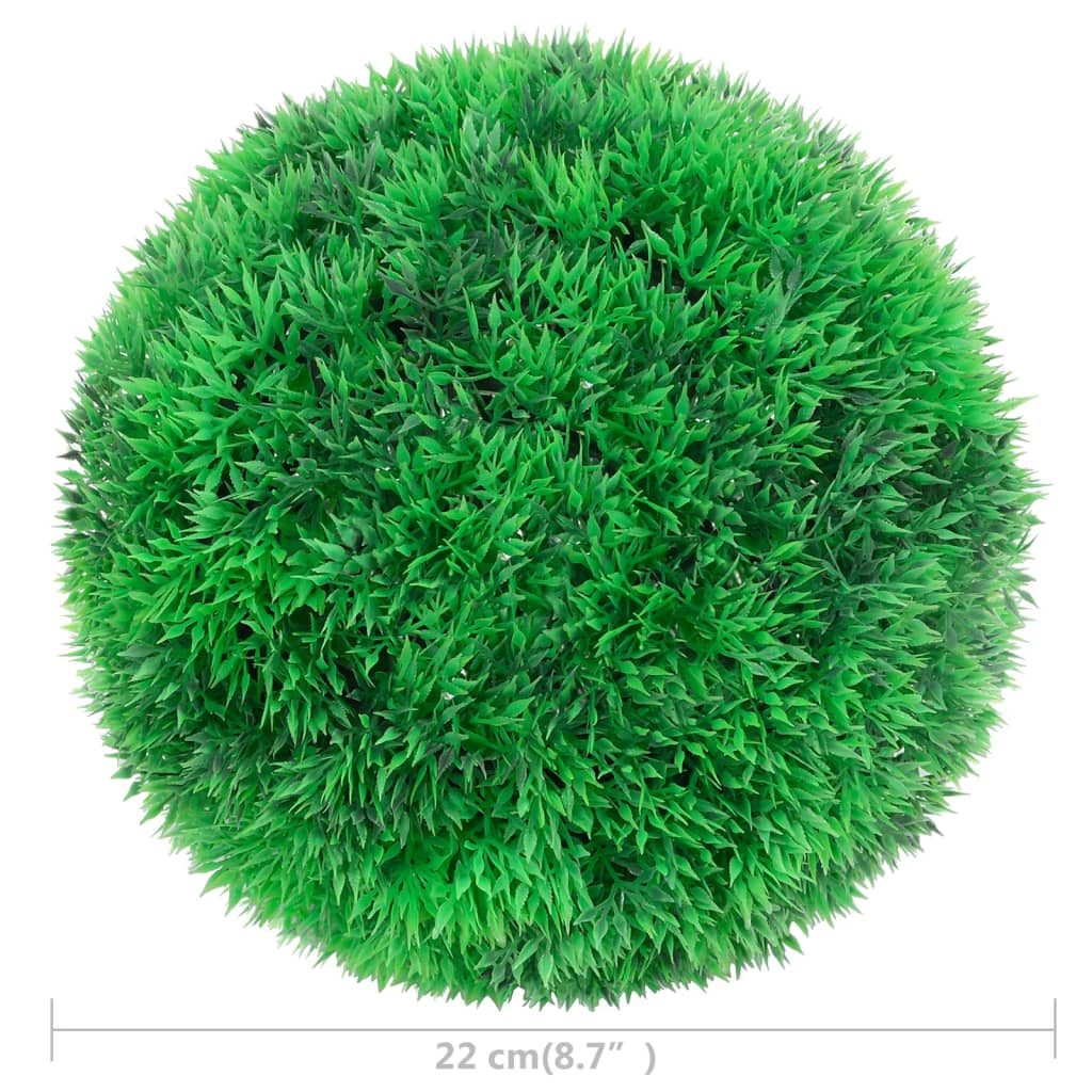 2X Artificial Boxwood Balls Artificial Flora Decor Plant Multi Sizes-vidaXL-8.7"-Urbanheer