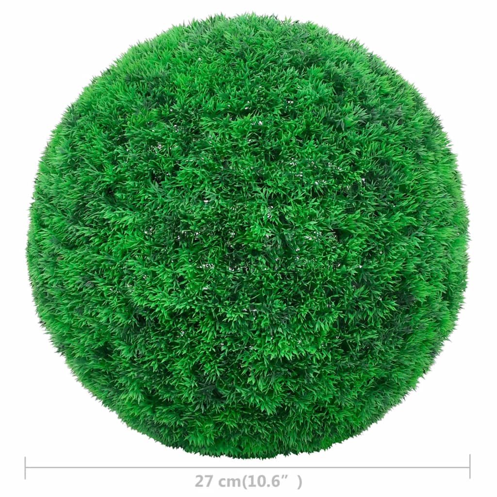 2X Artificial Boxwood Balls Artificial Flora Decor Plant Multi Sizes-vidaXL-8.7"-Urbanheer
