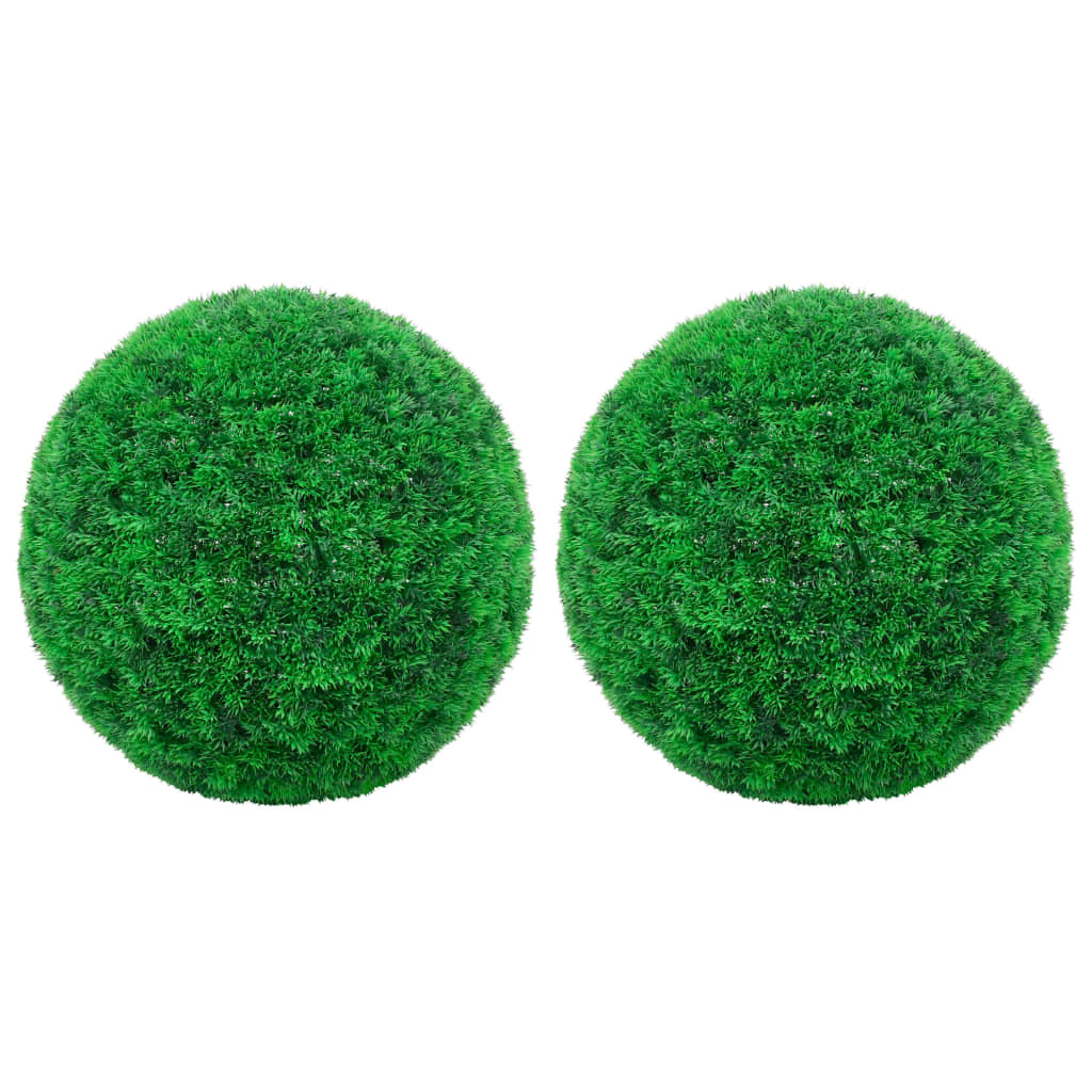 2X Artificial Boxwood Balls Artificial Flora Decor Plant Multi Sizes-vidaXL-8.7"-Urbanheer