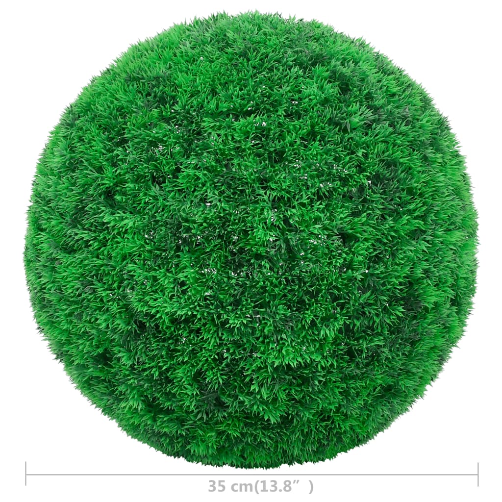 2X Artificial Boxwood Balls Artificial Flora Decor Plant Multi Sizes-vidaXL-8.7"-Urbanheer