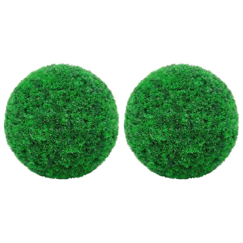 2X Artificial Boxwood Balls Artificial Flora Decor Plant Multi Sizes-vidaXL-8.7"-Urbanheer