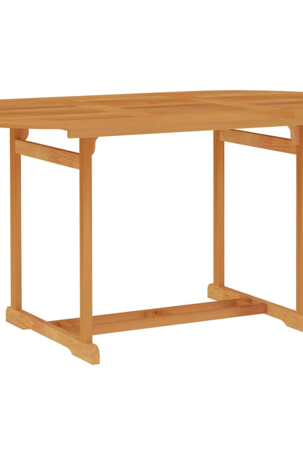 Vidaxl 7 Piece Patio Dining Set Solid Teak Wood-Furniture > Outdoor Furniture > Outdoor Furniture Sets-vidaXL-Urbanheer