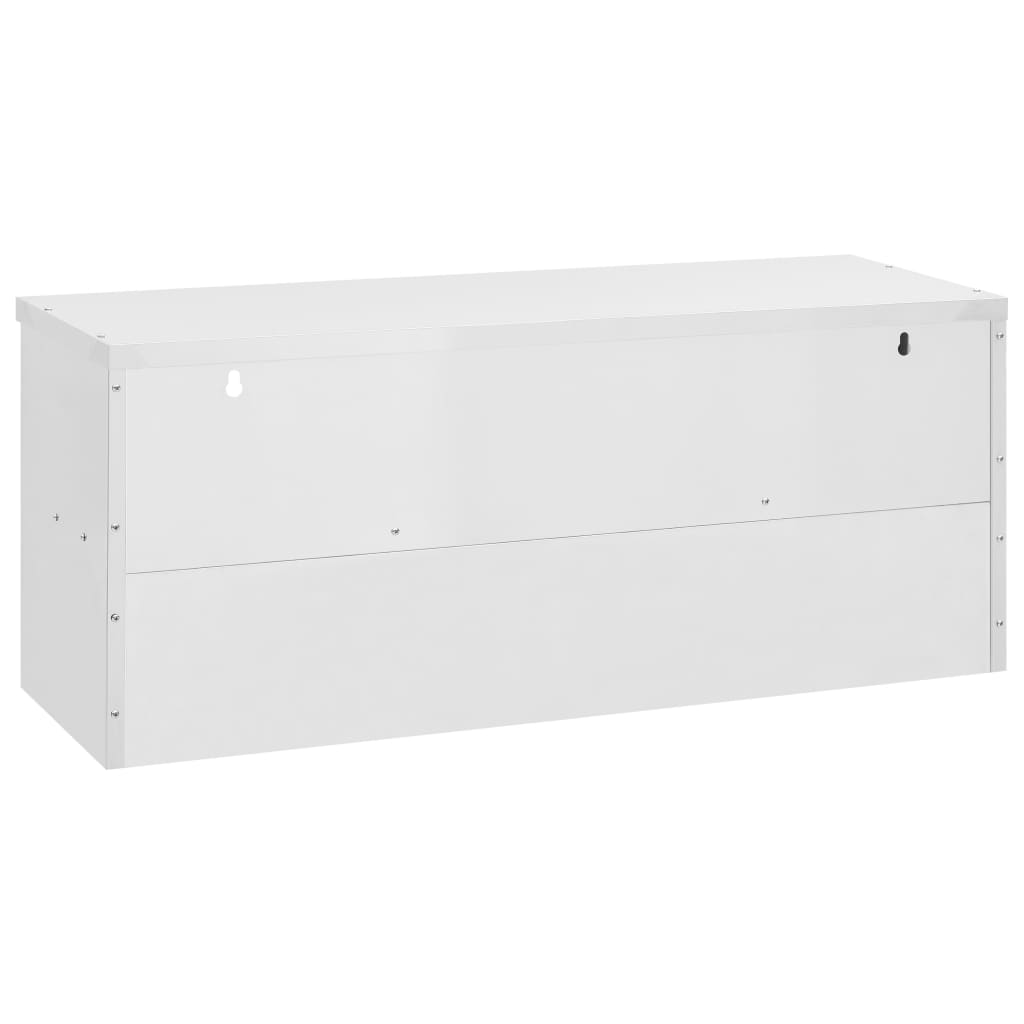 Kitchen Wall Cabinet Stainless Steel kitchenware Storage Multi Sizes-vidaXL-35.4" x 15.7" x 19.7"-Urbanheer
