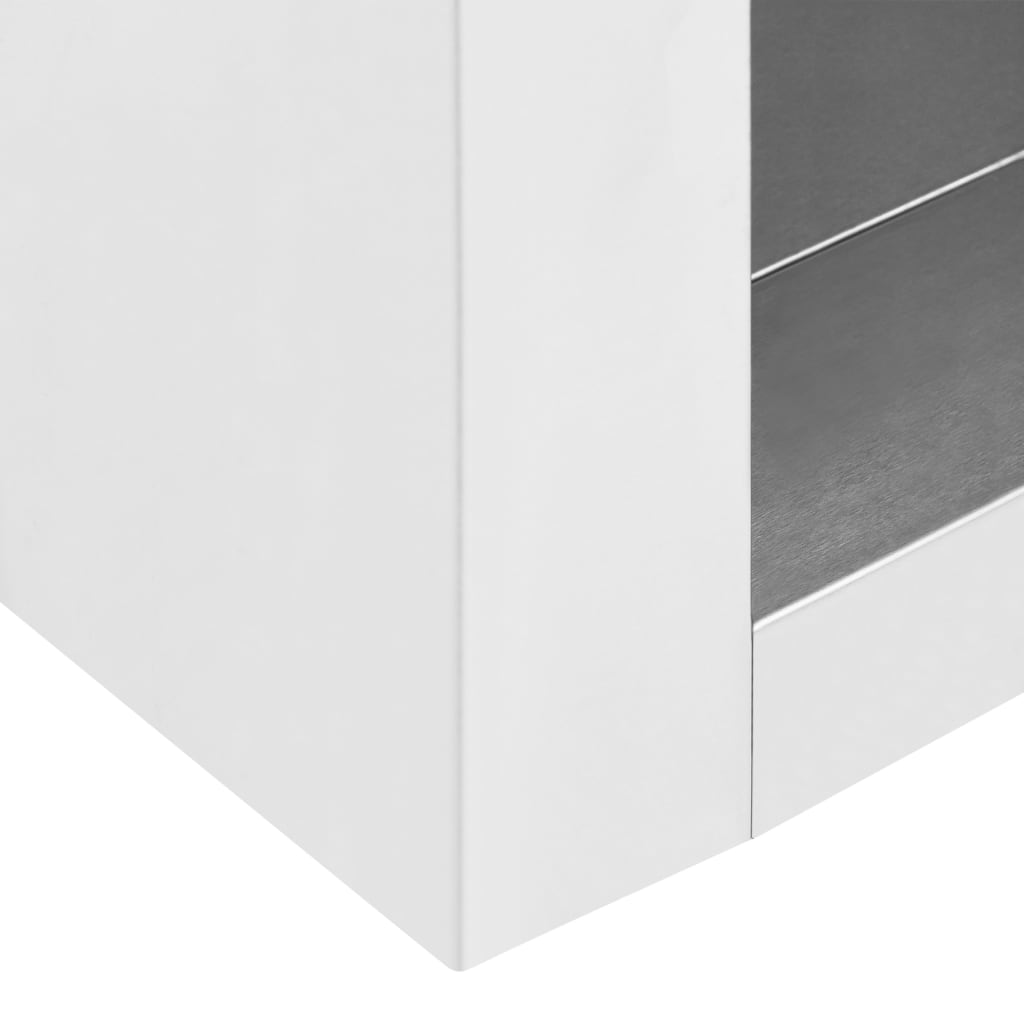 Kitchen Wall Cabinet Stainless Steel kitchenware Storage Multi Sizes-vidaXL-35.4" x 15.7" x 19.7"-Urbanheer