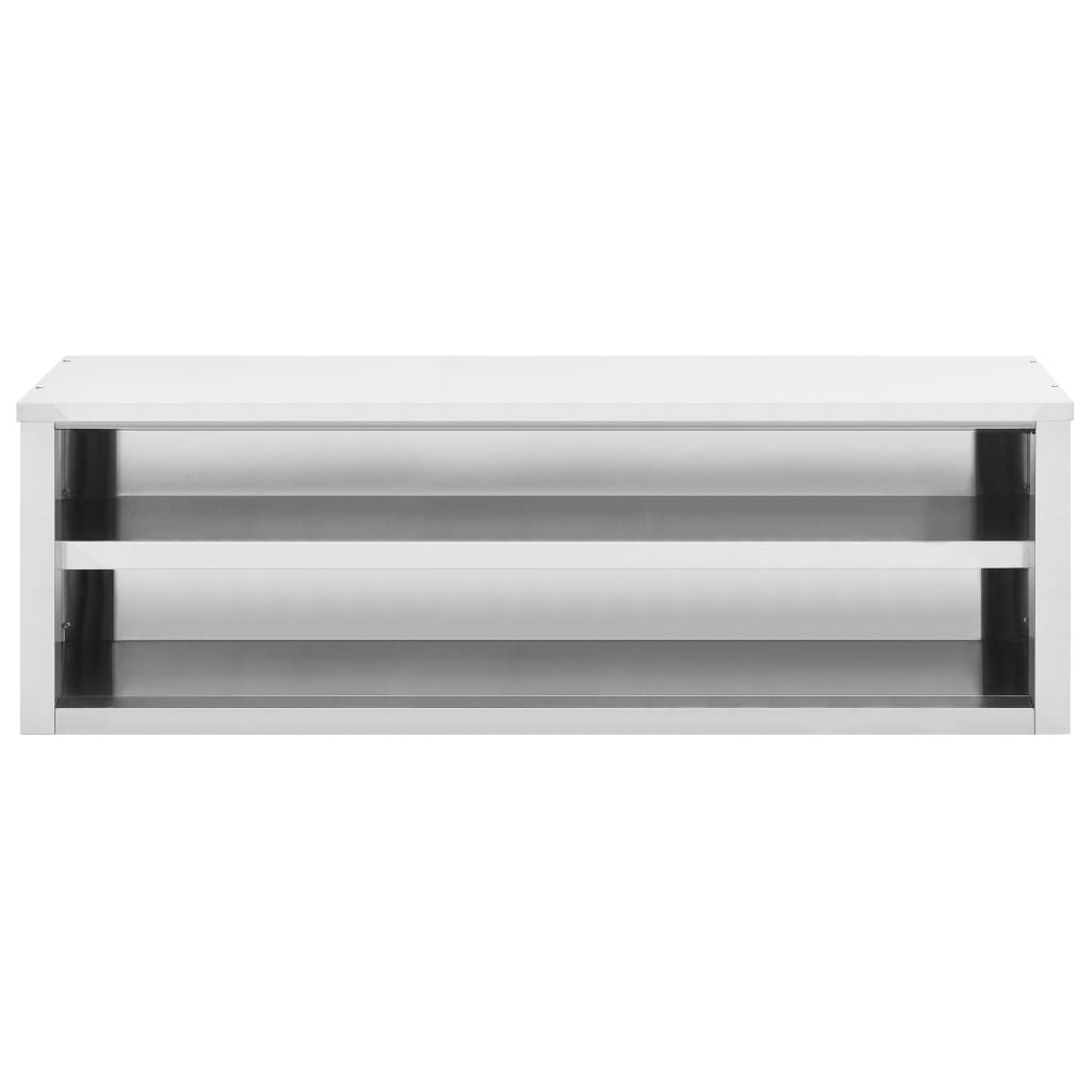 Kitchen Wall Cabinet Stainless Steel kitchenware Storage Multi Sizes-vidaXL-35.4" x 15.7" x 19.7"-Urbanheer