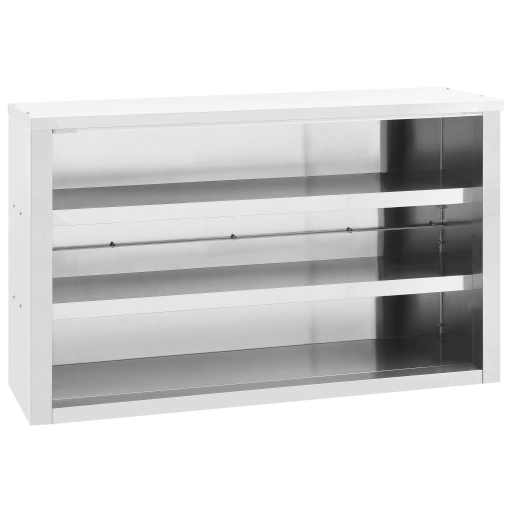 Kitchen Wall Cabinet Stainless Steel kitchenware Storage Multi Sizes-vidaXL-47.2" x 15.7" x 29.5"-Urbanheer