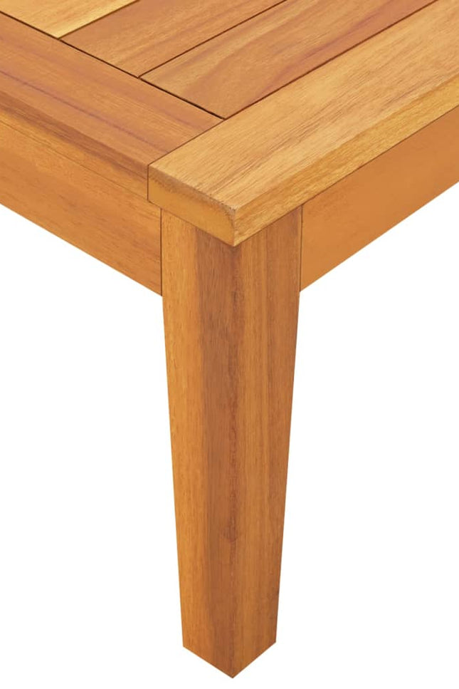 Patio Table 25.2"X25.2"X11.4" Solid Acacia Wood-vidaXL-Urbanheer