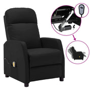 Vidaxl Electric Massage Reclining Chair Faux Leather Recliner Multi Colors-Furniture > Chairs > Electric Massaging Chairs-vidaXL-Black-Urbanheer