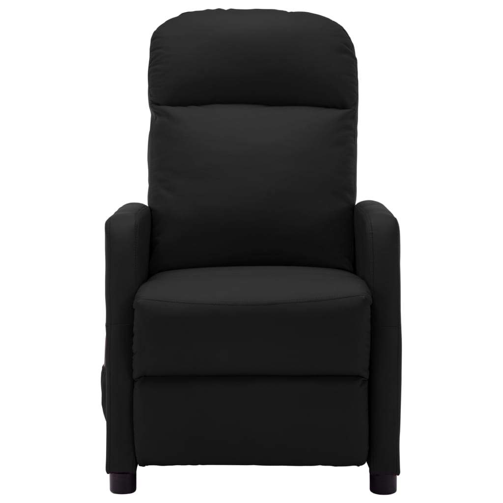 Vidaxl Electric Massage Reclining Chair Faux Leather Recliner Multi Colors-Furniture > Chairs > Electric Massaging Chairs-vidaXL-Black-Urbanheer