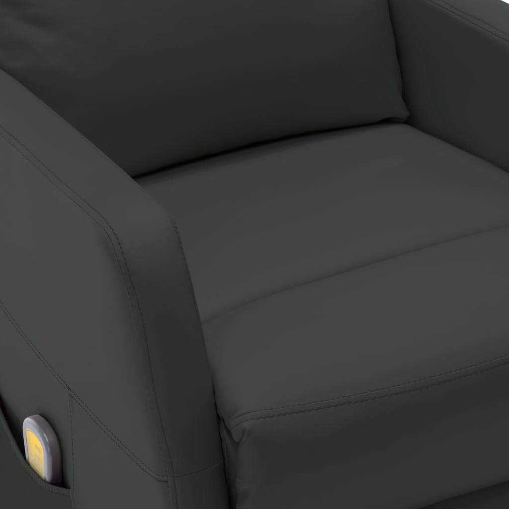 Vidaxl Electric Massage Reclining Chair Faux Leather Recliner Multi Colors-Furniture > Chairs > Electric Massaging Chairs-vidaXL-Black-Urbanheer