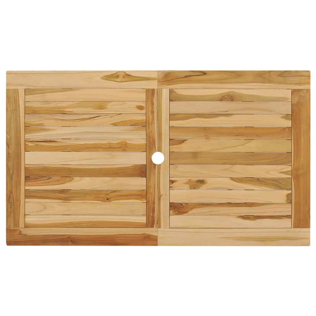 5 Piece Garden Dining Set Solid Wood Teak-vidaXL-Urbanheer