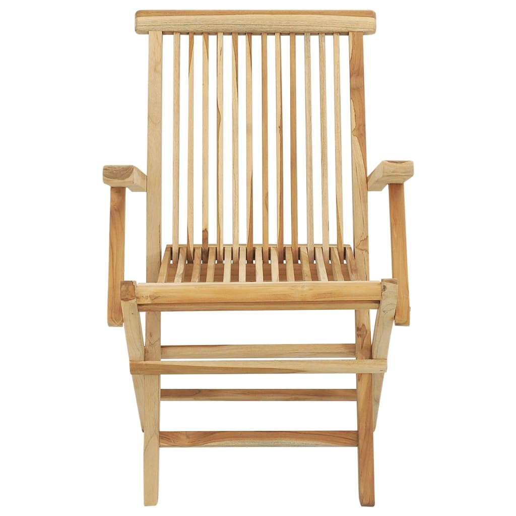 5 Piece Garden Dining Set Solid Wood Teak-vidaXL-Urbanheer