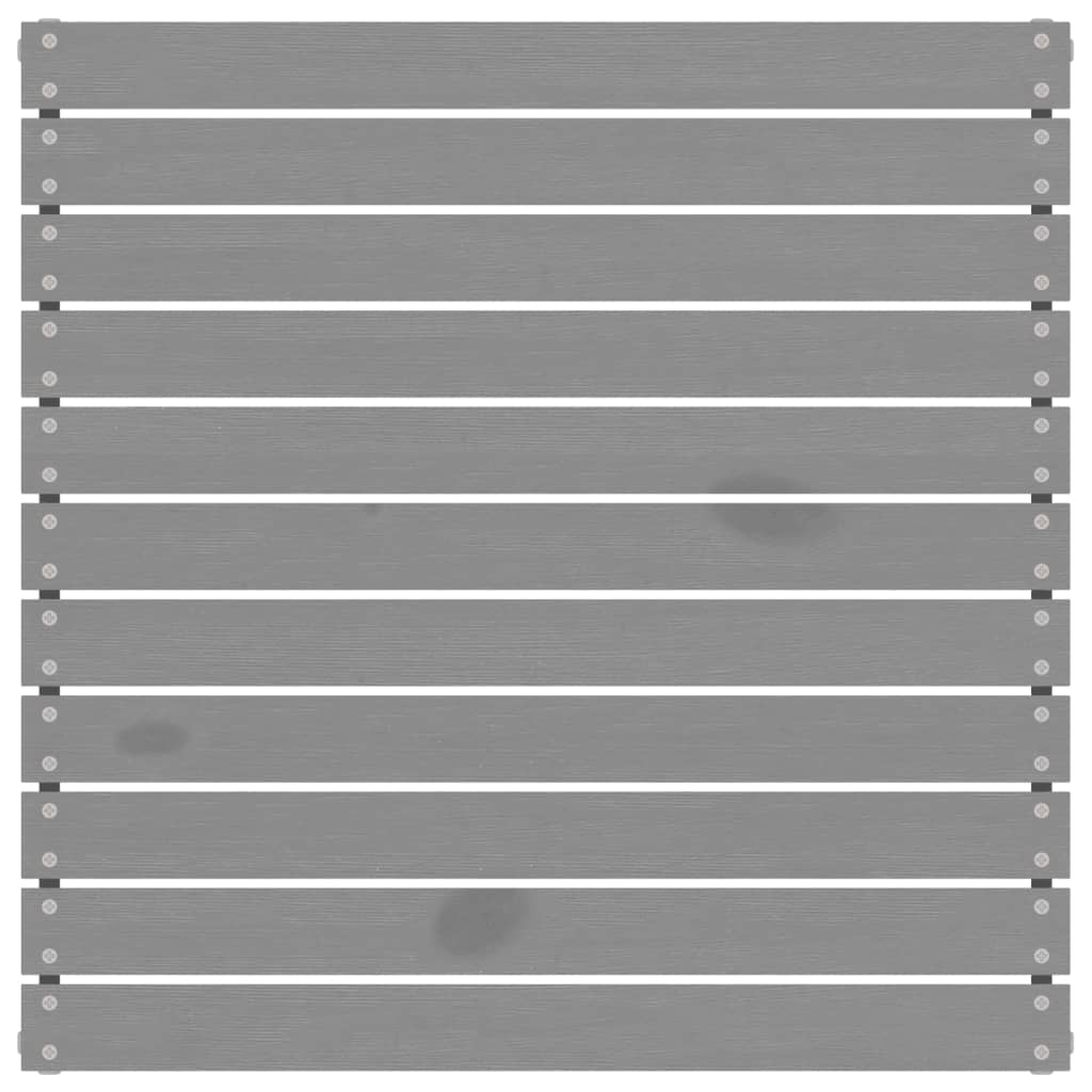 3 Piece Patio Lounge Set Solid Pinewood Gray-vidaXL-Urbanheer