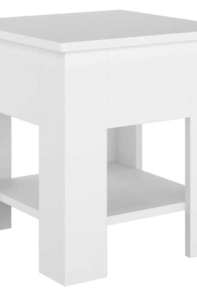 Coffee Table Engineered Wood Tea Table Desk Furniture Multi Colors-vidaXL-White-Urbanheer