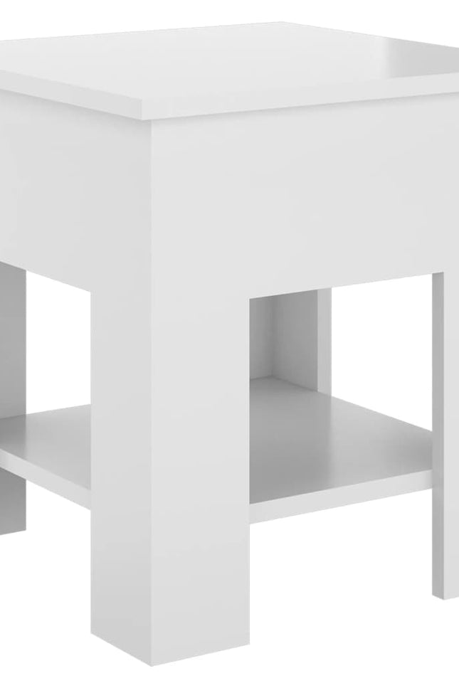 Coffee Table Engineered Wood Tea Table Desk Furniture Multi Colors-vidaXL-High gloss white-Urbanheer