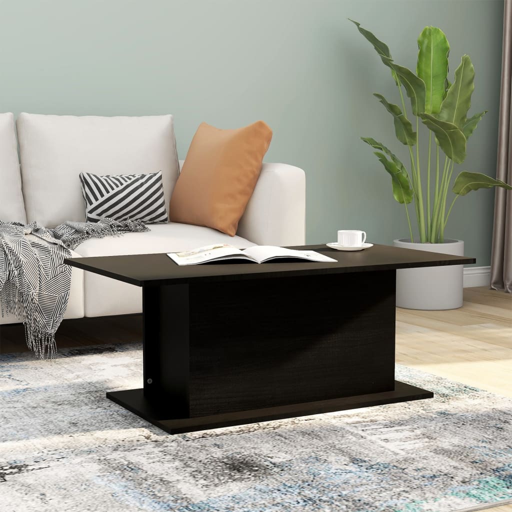 Coffee Table Chipboard End Side Sofa Tea Table Furniture Multi Colors-vidaXL-black-Urbanheer