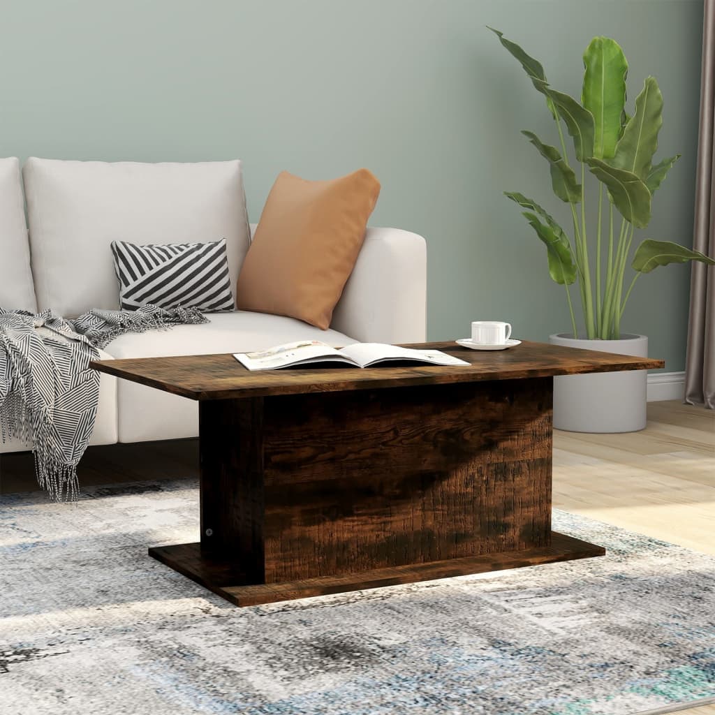 Coffee Table Chipboard End Side Sofa Tea Table Furniture Multi Colors-vidaXL-black-Urbanheer