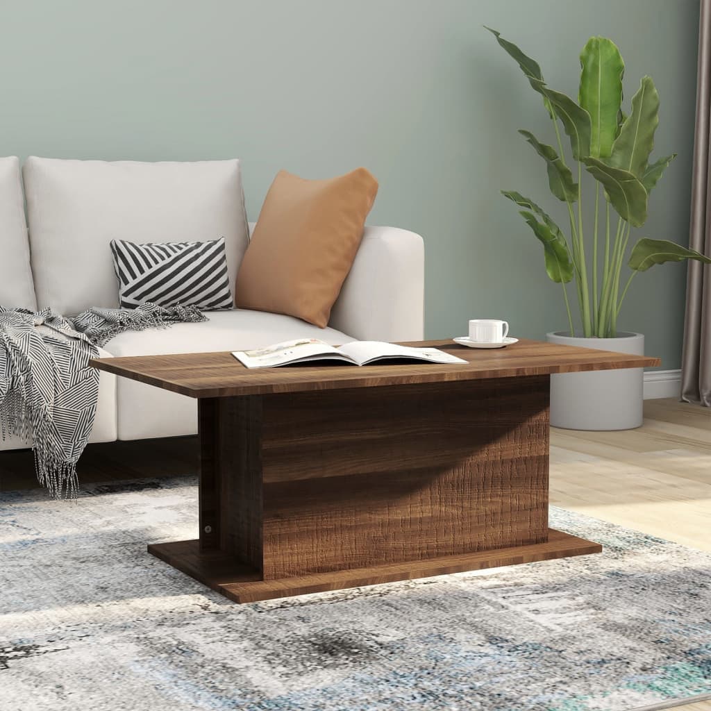 Coffee Table Chipboard End Side Sofa Tea Table Furniture Multi Colors-vidaXL-black-Urbanheer