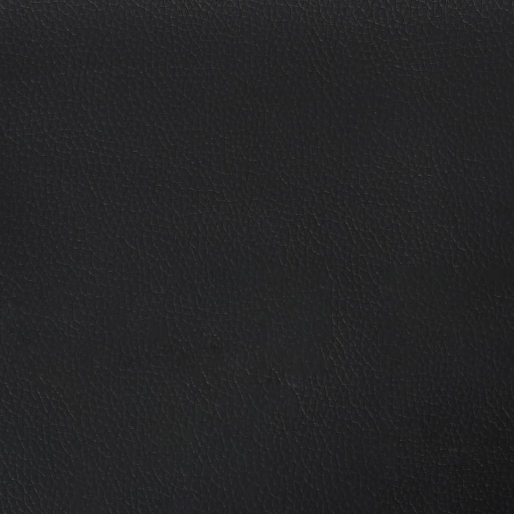 Vidaxl 2 Piece Sofa Set With Cushions Black Faux Leather-Furniture > Sofas-vidaXL-Urbanheer