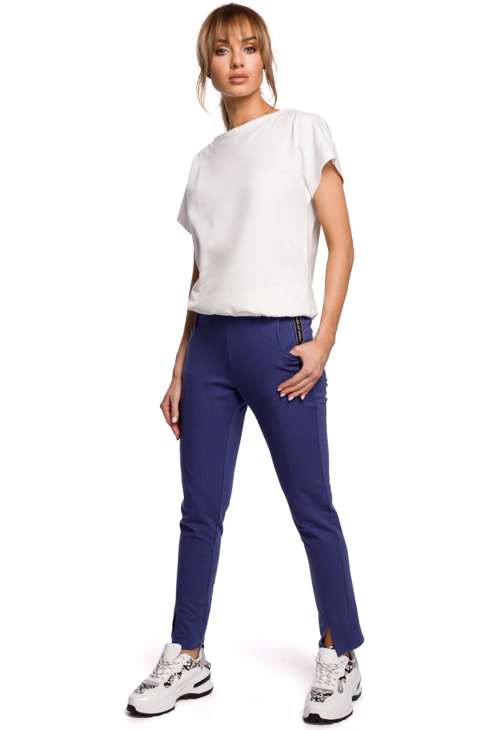 Trousers 142271 Moe-Clothing - Women-Moe-navy blue-L-Urbanheer