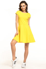 All-Day Comfort: Women Dress-Tessita-yellow-L-Urbanheer