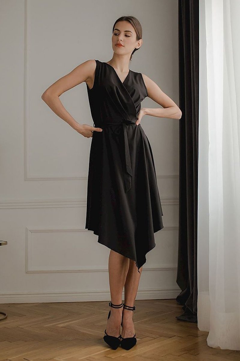New Season Urban Cocktail dress-Lenitif-black-L-Urbanheer