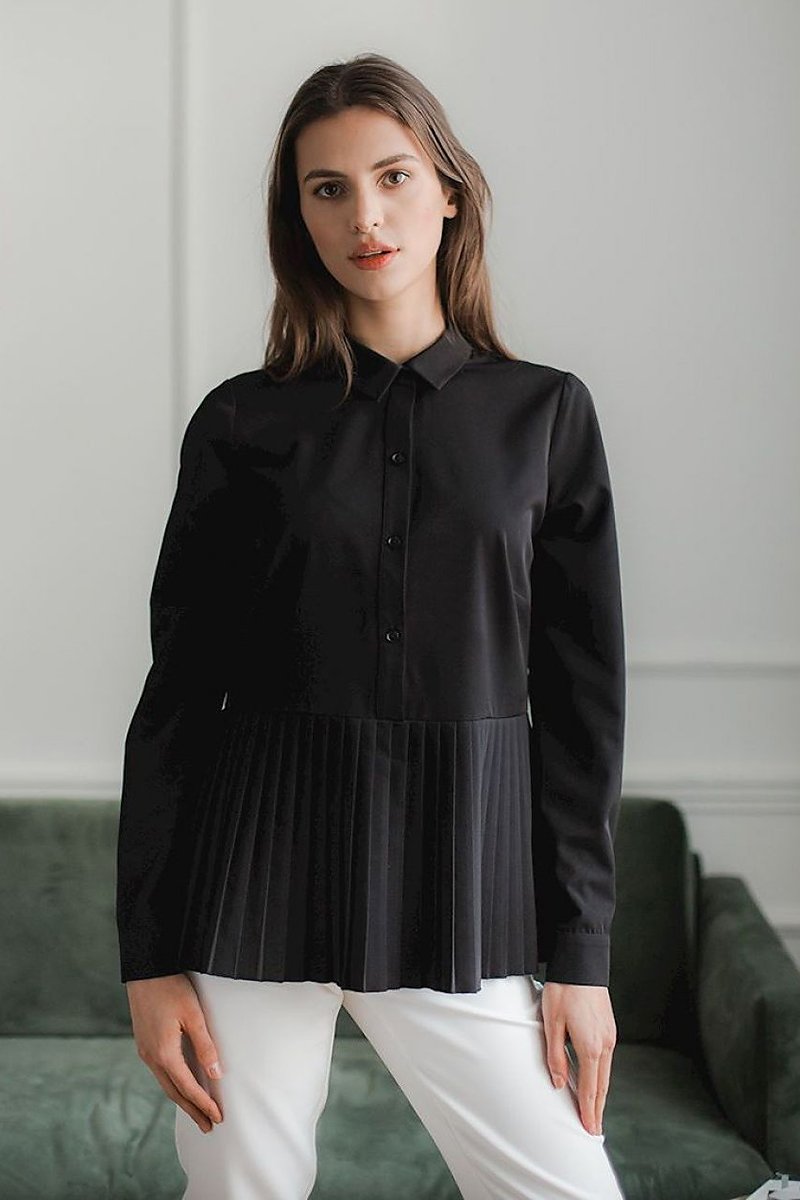 New Season Urban Blouse outfit-Lenitif-black-L-Urbanheer