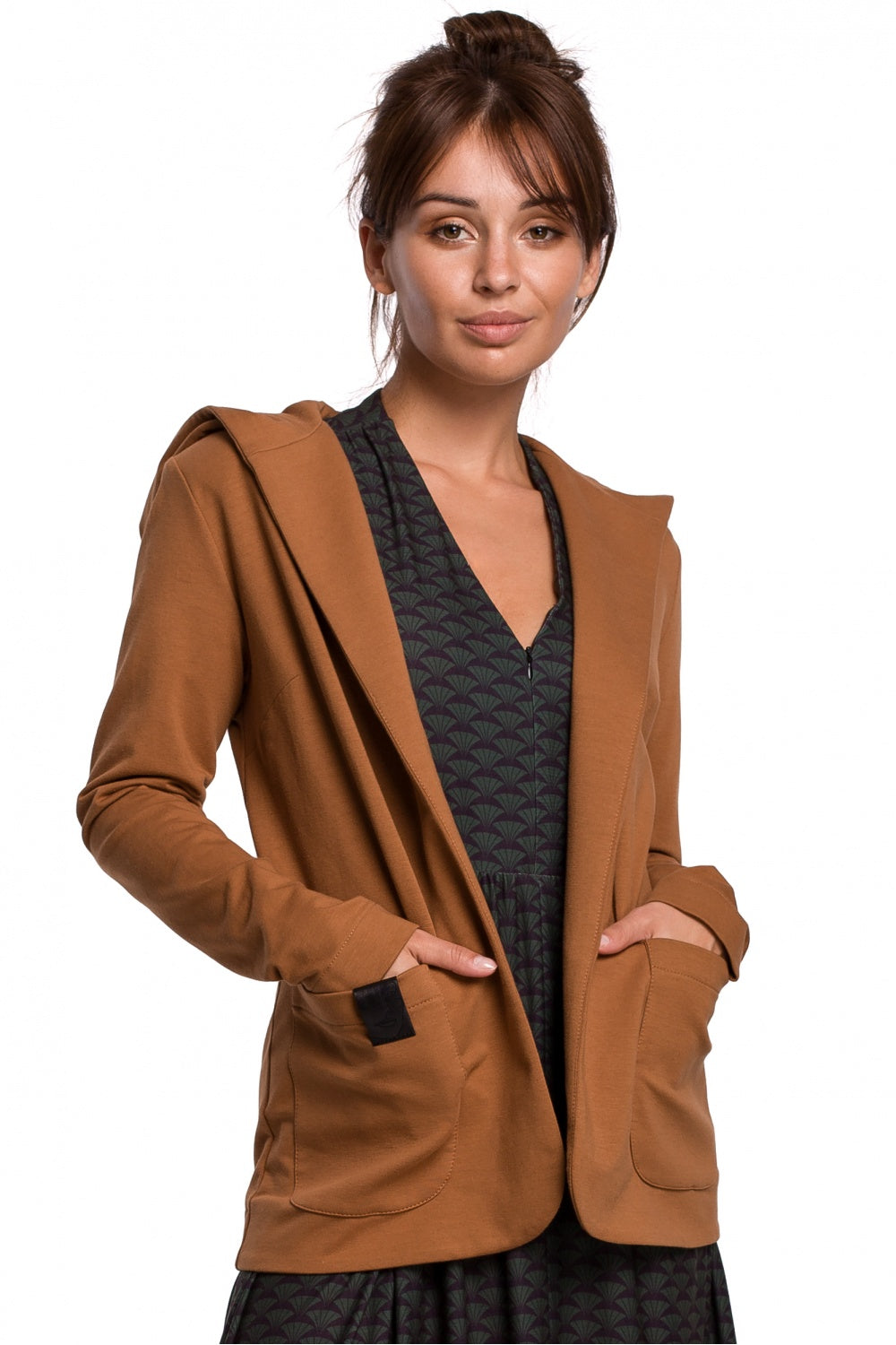Jacket Women Comfort-Jackets, Vests for Women-BeWear-brown-L-Urbanheer