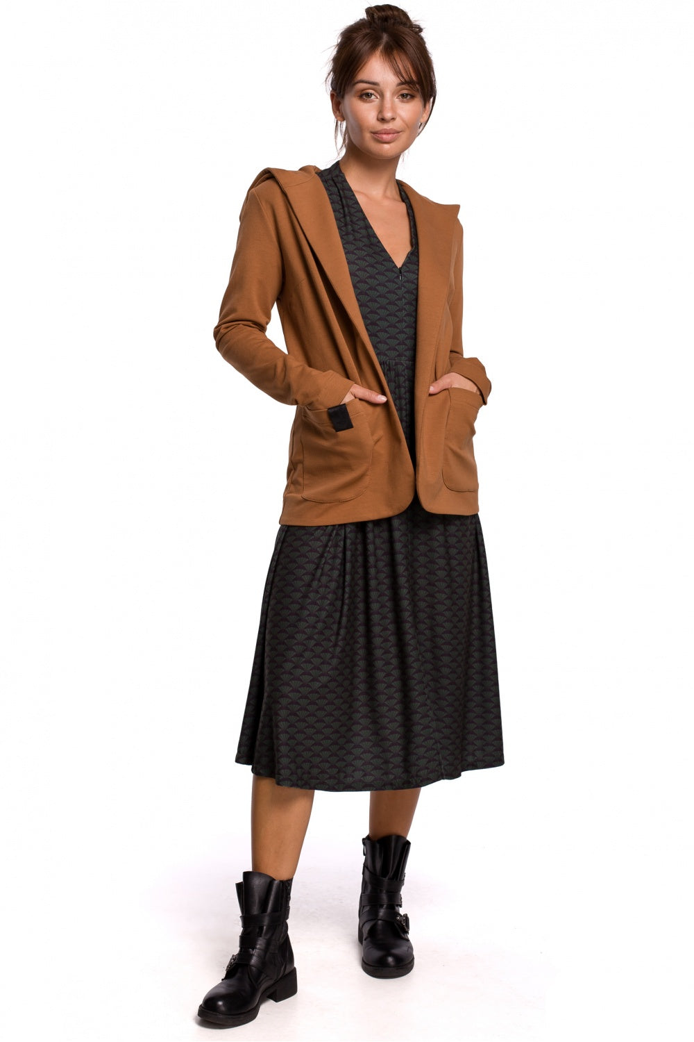 Jacket Women Comfort-Jackets, Vests for Women-BeWear-brown-L-Urbanheer