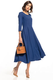 All-Day Comfort: Women Dress-Tessita-navy blue-L-Urbanheer