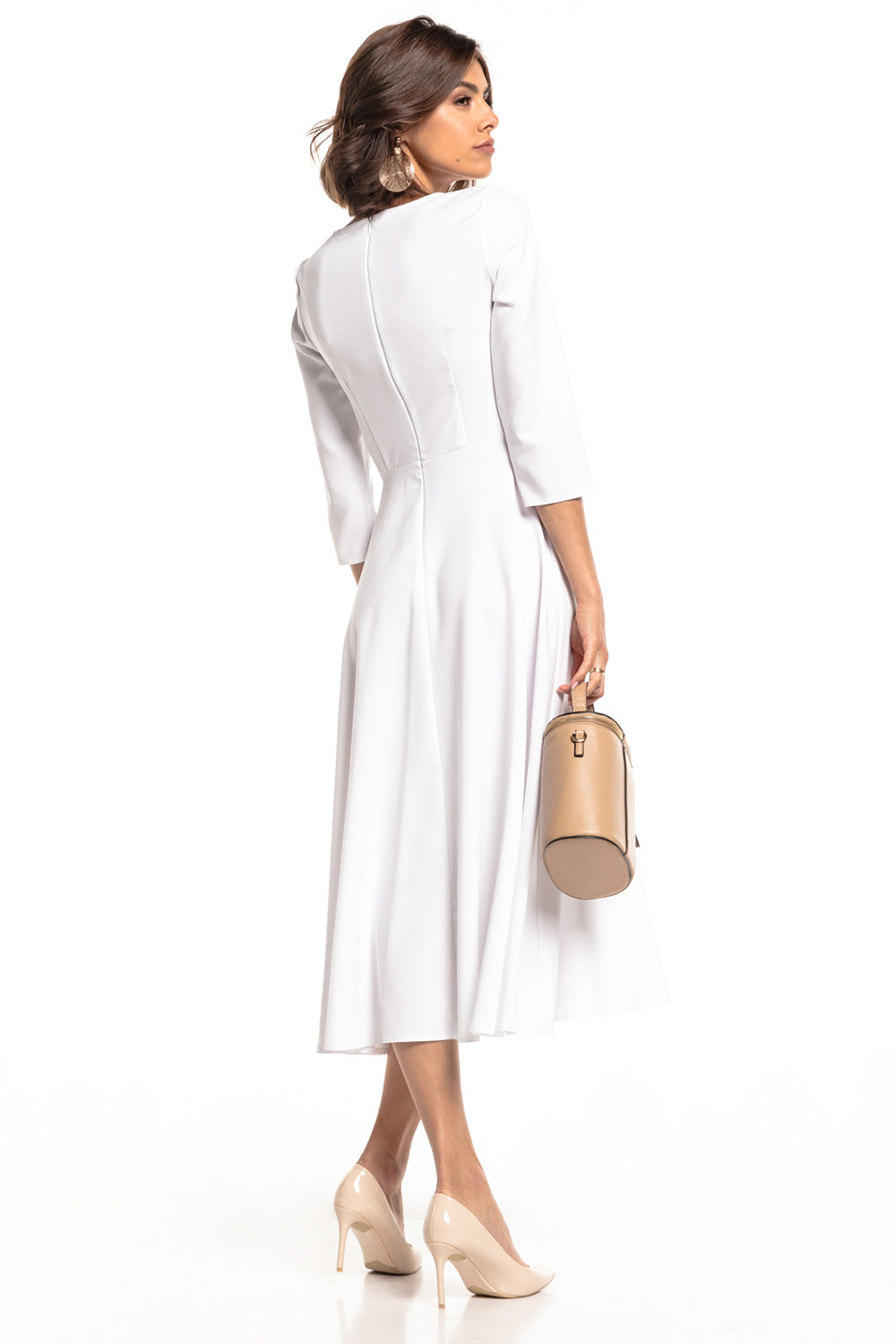 All-Day Comfort: Women Dress-Tessita-white-L-Urbanheer