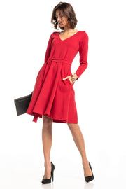 All-Day Comfort: Women Dress-Tessita-red-L-Urbanheer