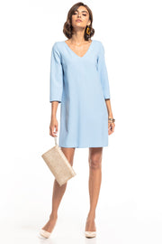 All-Day Comfort: Women Dress-Tessita-blue-L-Urbanheer