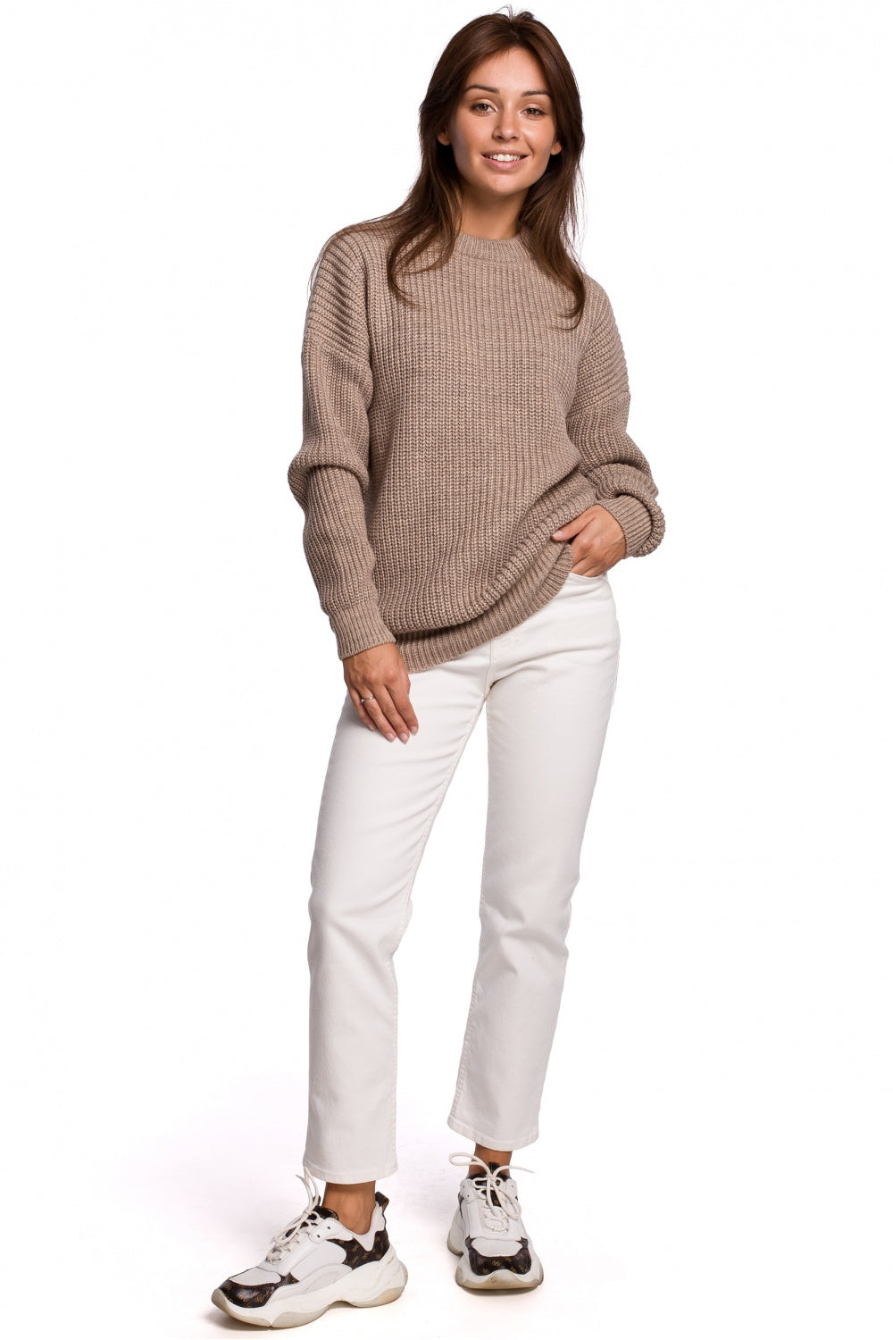 Jumper Outfit-Clothing - Women-BE Knit-beige-L/XL-Urbanheer