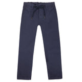 UBS2 Boy's stretch twill trousers in navy blue.