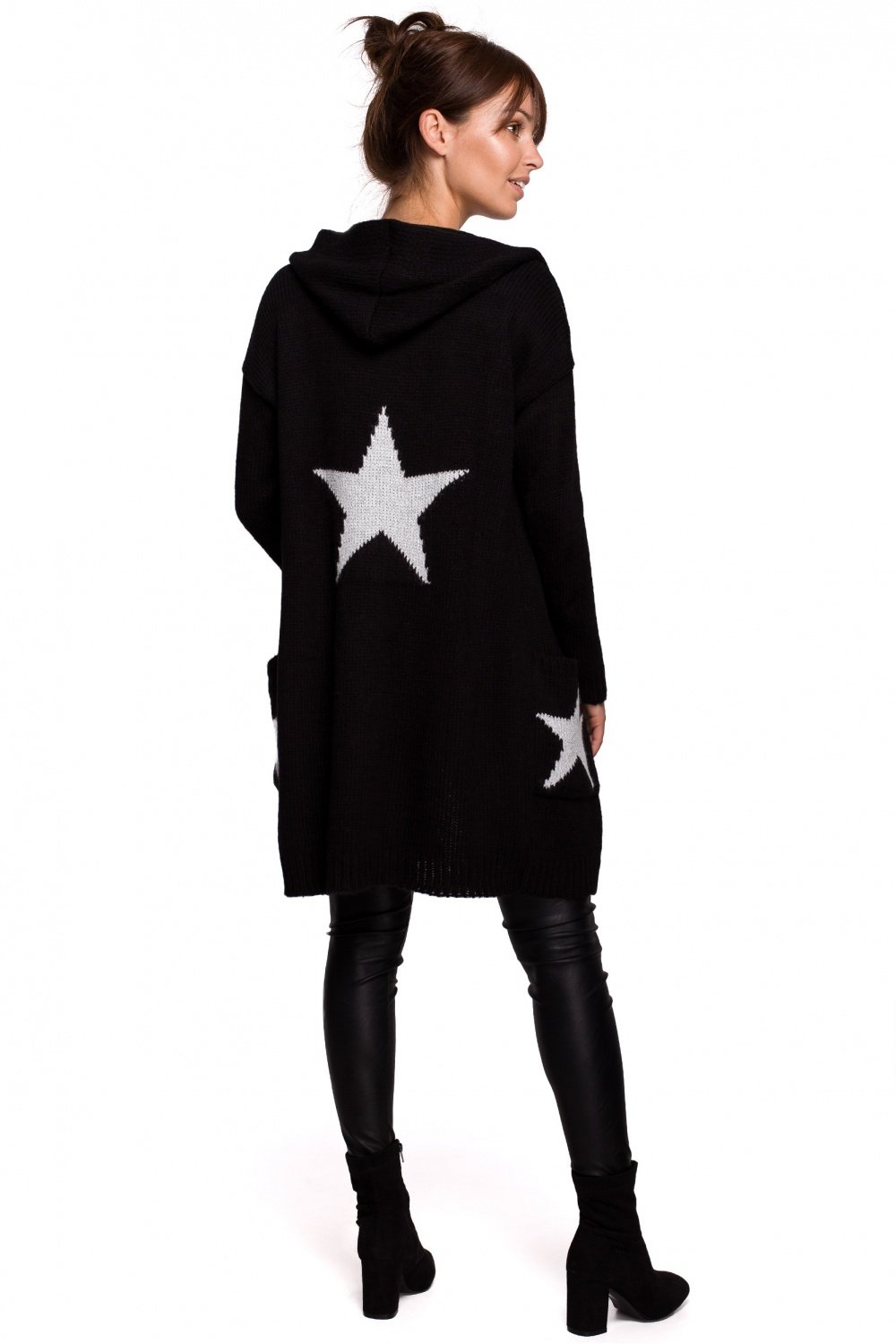 Cardigan-Clothing - Women-BE Knit-black-L/XL-Urbanheer