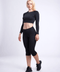 Mid-Rise Capri Fitness Leggings with Side Pockets-JupiterGear-Rose Dust-Small / Medium-Urbanheer